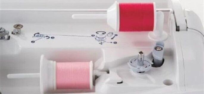 Kolíky horní nitě