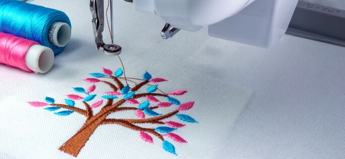 Nitě pro strojové vyšívání