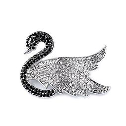 Brošňa trblietavá labuť