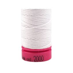 Niť PES ASPO 30 jeans sila - 30 m - biela