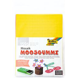 Mozaika z penovky moosgummi - 6 listov - samolepiaca