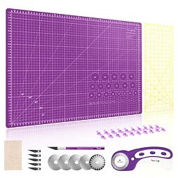 Súprava na patchwork a šitie Texi Craft fialová 60x45cm