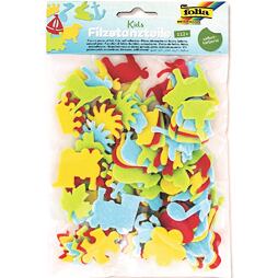 Filcové výseky samolepiace (112ks) - detské motívy