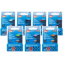 Gombík stláčací JERSEY 12 mm farebný - PRYM