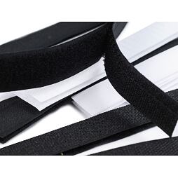 Suchý zips strihaný 20 cm (1 pár)