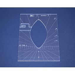 Quiltovacie pravítko list NP-P06-4 - 4 palcové