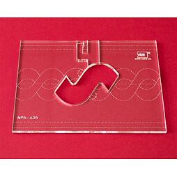 Quiltovacie pravítko bordúra povraz NP5-A05