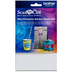 Mini samolepky na vytlačenie - pre ploter Brother