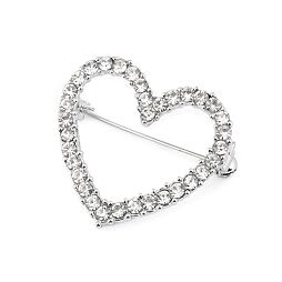 Brošňa romantické srdce