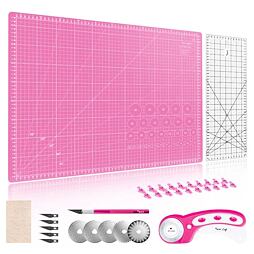 Súprava na patchwork a šitie Texi Craft ružová 60x45cm