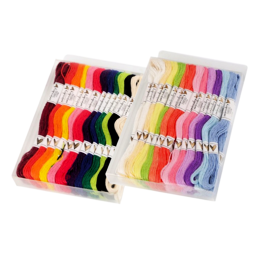 Sada vyšívacej priadze typu mouline (36ks/8m)