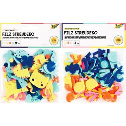 Filcové výseky - pastelové