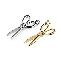 Kovový prívesok / ťaháčik na zips - nožnice