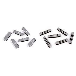 Reflexní taháček na zip - světle šedý