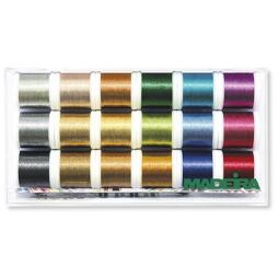 Vyšívacie nite Madeira Metallic Smooth 40 box (18x200m)