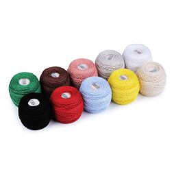 Bavlnená priadza Kordonet (20g) - 10ks mix