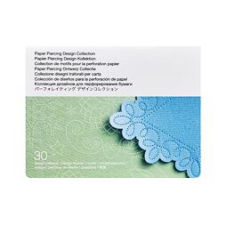 Karta so vzormi na dierkovanie papiera - rezací ploter Brother