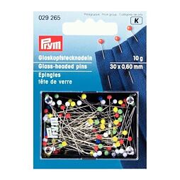 Špendlíky farebné 30mm (10g) - PRYM