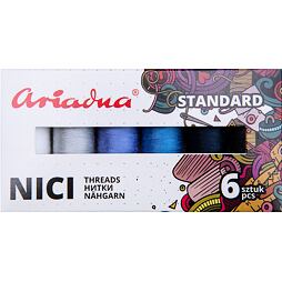 Súprava šijacích nití PES Ariadna Talia (6x200m) - Winter