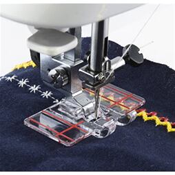 Špeciálna bordúrovacia pätka - pre paralelný steh rovný - Janome rot. ch.