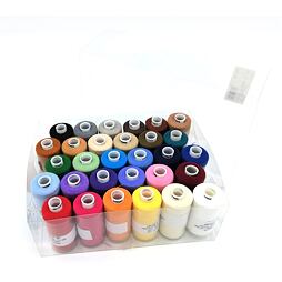 Sada nití PES SMART 120 - 500m (30 farieb)