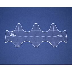 Quiltovacie pravítko vlnky NP-V3