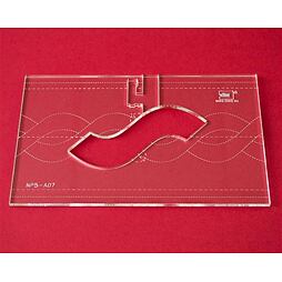 Quiltovacie pravítko bordúra povraz NP5-A07