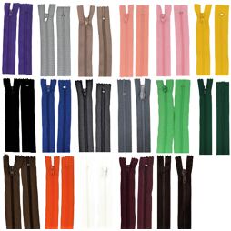 Zips plastový špirálový nedeliteľný 4mm dĺžka 55 cm