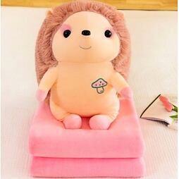 Plyšový JEŽOK - Vankúš a deka 2v1