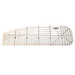 Zažehlovací pravítko (10x30cm)