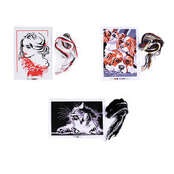 Súprava na vyšívanie s predlohou (21x30cm)