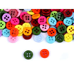 Gombík farebný mix MINI - veľkosť 14 "(150ks)