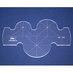 Quiltovacie pravítko kruhy NP-K5