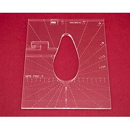 Quiltovacie pravítko pero NP5-P02-3 - 3 palcové