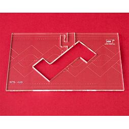 Quiltovacie pravítko bordúra uzly NP5-A08