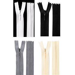 Zips špirálový skrytý 3 mm dĺžka 40 cm