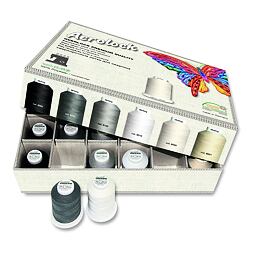 Sada nití PES pre overlocky - Madeira Aerolock 125 (24x1200m)