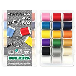 Vyšívacie nite PES Madeira AeroStitch 60 Smartbox (18x1000m)