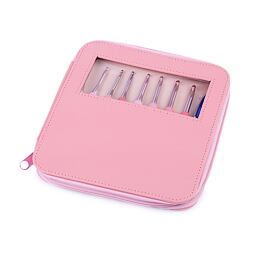 Sada háčika na háčkovanie + cvakačky v puzdre