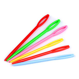 Ruční plastové jehly - tupé (mix velikostí) 6ks