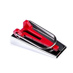 Zakladač šikmých prúžkov 18mm - červený