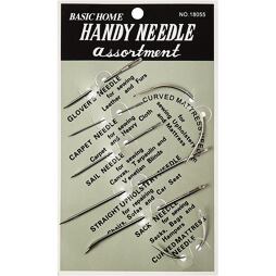 Ručné ihly na koži, vrecovinu - sada 7ks