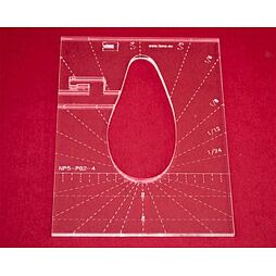 Quiltovacie pravítko pero NP5-P02-4 - 4 palcové