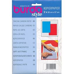 Kopírovací papier 2ks 83x57cm - červený, modrý - Burda