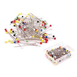 Špendlíky so sklenenou hlavičkou 48mm (100ks) Galant