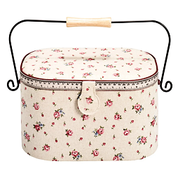 Kazeta - Košík na šitie - Country Rose, veľ. L - PRIM