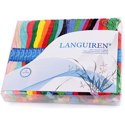 Sada vyšívacej priadze typu mouline (100ks/8m) Languiren