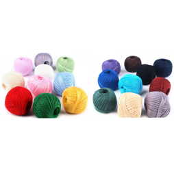 Bavlnená priadza Snehulienka (30g) - 10ks mix