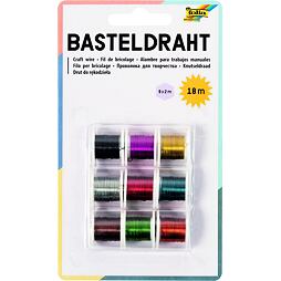 Sada farebných drôtikov (9x2m)