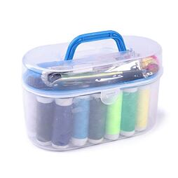 Súprava na šitie v boxe - modrá